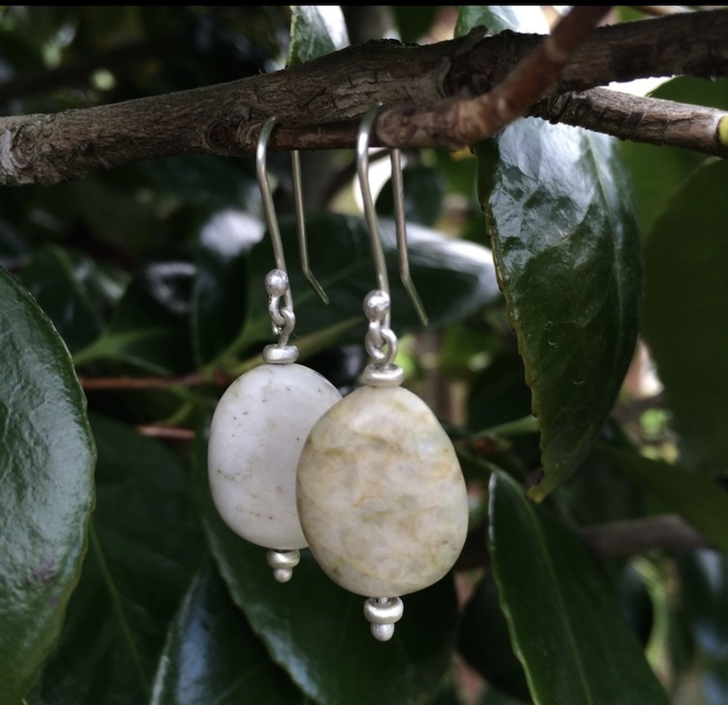 Anna Claire Jewellery| Simple Stone Earrings | McATamney Gallery and Design Store | Geraldine NZ 